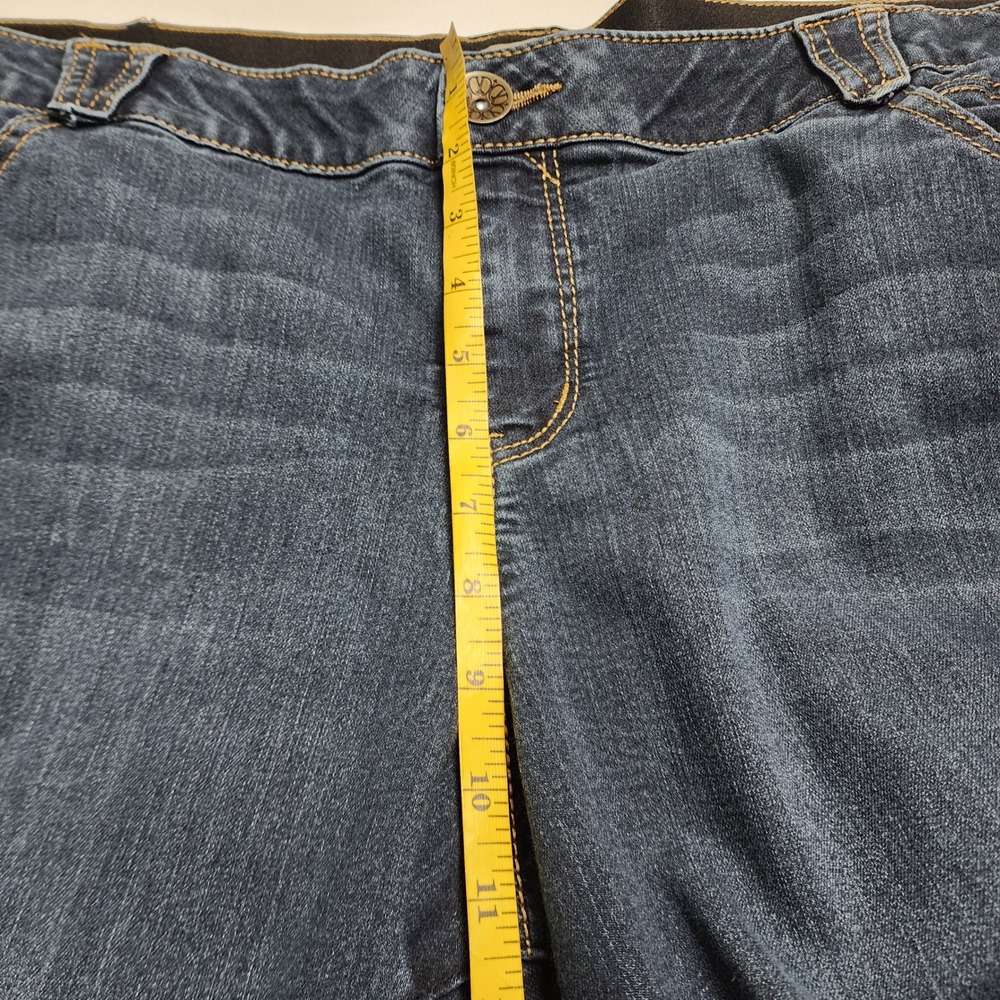 Democracy Absolution Booty Lift Plus Jegging Jeans Plus Size 24 Dark Indigo Wash - Picture 10 of 13